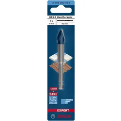 Bosch Bohrer Fliesenbohrer EXPERT HEX-9 HardCeramic Keramik 3 4 5 6 7 8 10 12 mm