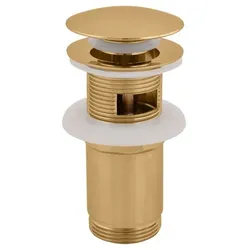 Beckenauslass 5/4 RAV Slezák gold gebürstetes Messing MD0484ZK