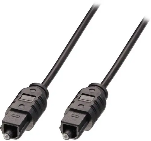 LINDY 35215 Toslink Audio Anschlusskabel [1x Toslink-Stecker (ODT) - 1x Toslink-Stecker (ODT)] 10.00 m Grau