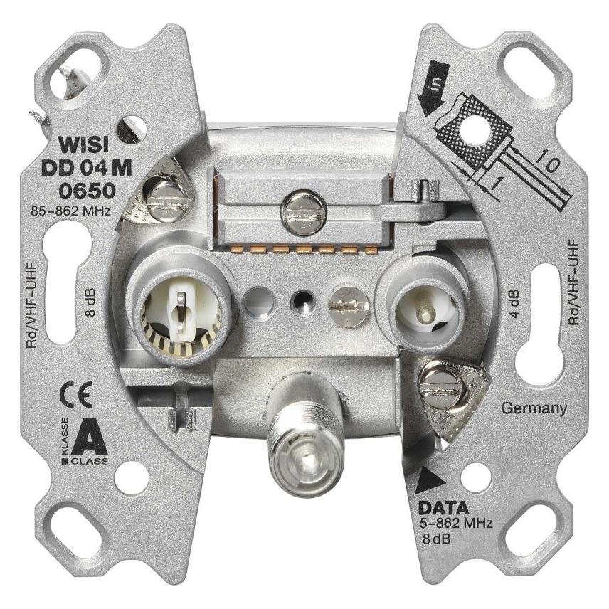 WISI Antennendose DD 04M 0650 Multimediadose Stich (Antennendose) (14566)