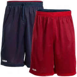 JOMA Rookie wendbare Basketballshorts Kinder 603 - rot/marineblau 104/116