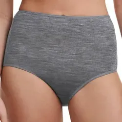 Femilet Juliana High Waist Brief Grau Merinowolle 48 Damen