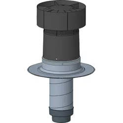 BOSCH Zubehör Wohnungslüftung DDF-F160 Dachdurchführung Flachdach für DN160