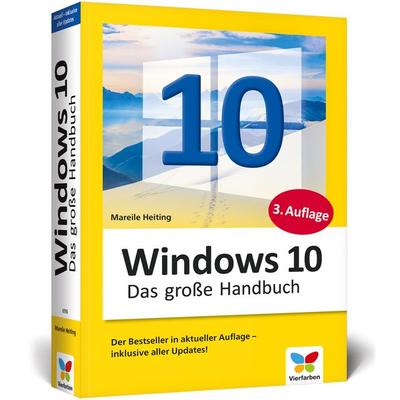 Windows 10, Taschenbuch von Mareile Heiting, Vierfarben, 978-3-8421-0755-7