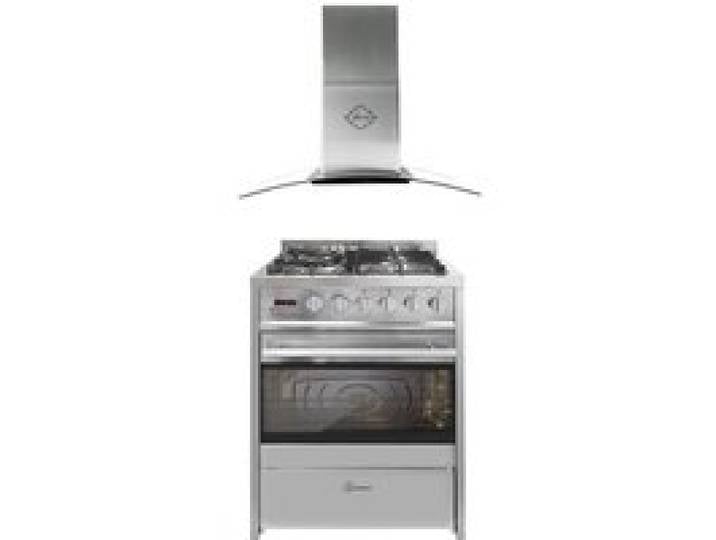 Ensemble Cuisinière à gaz - GURARI - GCH E 610 X + GCH T 465 IS 60 BL PRIME - 60 cm - 1000 m³/h - Classe A