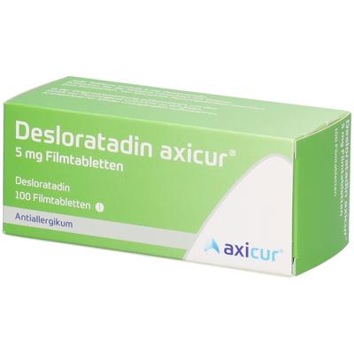 Desloratadin axicur 5 mg Filmtabletten 100 St