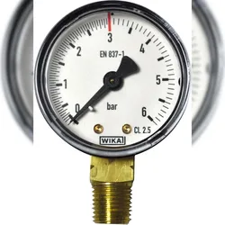 Arbeitsmanometer, 0-6/3 bar