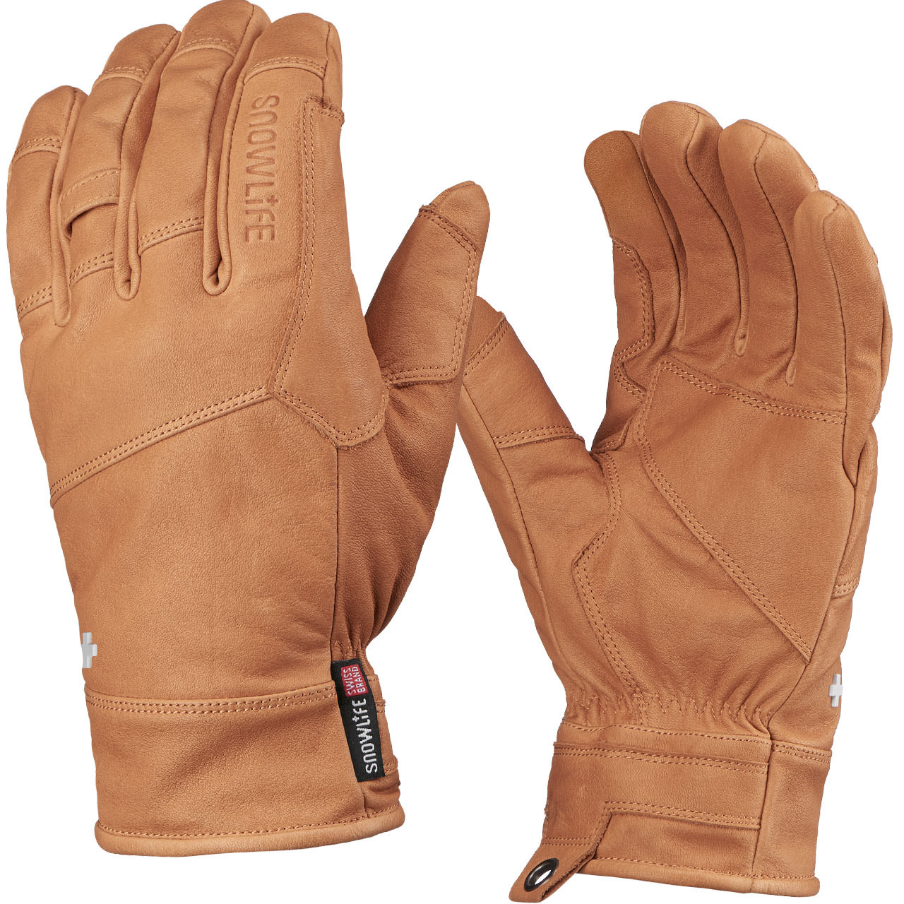 Snowlife Herren Handschuh SPIRIT LEATHER DT nature - S = 8