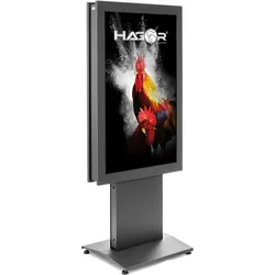 Hagor vis-it HP 50 Floorbase 5823 - Indoorstele 50" - max. 40 kg - VESA 400x600..."