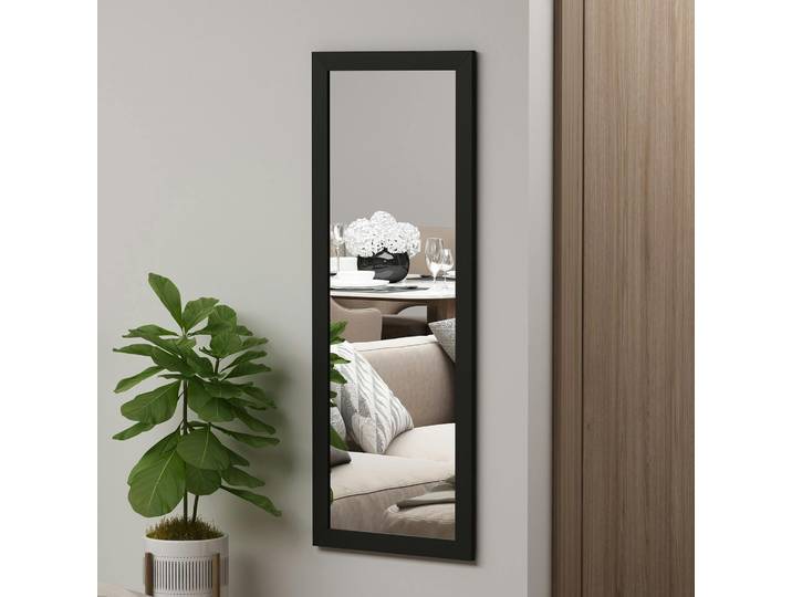 Miroir mural avec cadre CODY - Noir