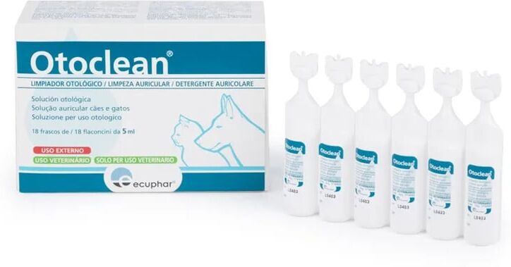 Ecuphar Otoclean Solução Auricular 5 ml 18 Unds