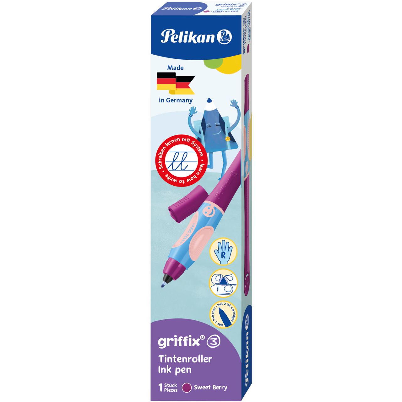 Pelikan griffix Tintenschreiber Rechtshänder Sweet Berry Faltschachtel
