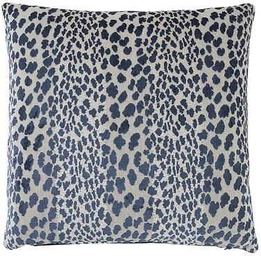 "Cheetah Velvet Pillow - Spa 12"" x 20"" - Ballard Designs"