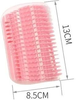 Inspire Essentials PurrSpa Cat Corner Scratcher And Self Grooming Brush With Catnip 7
