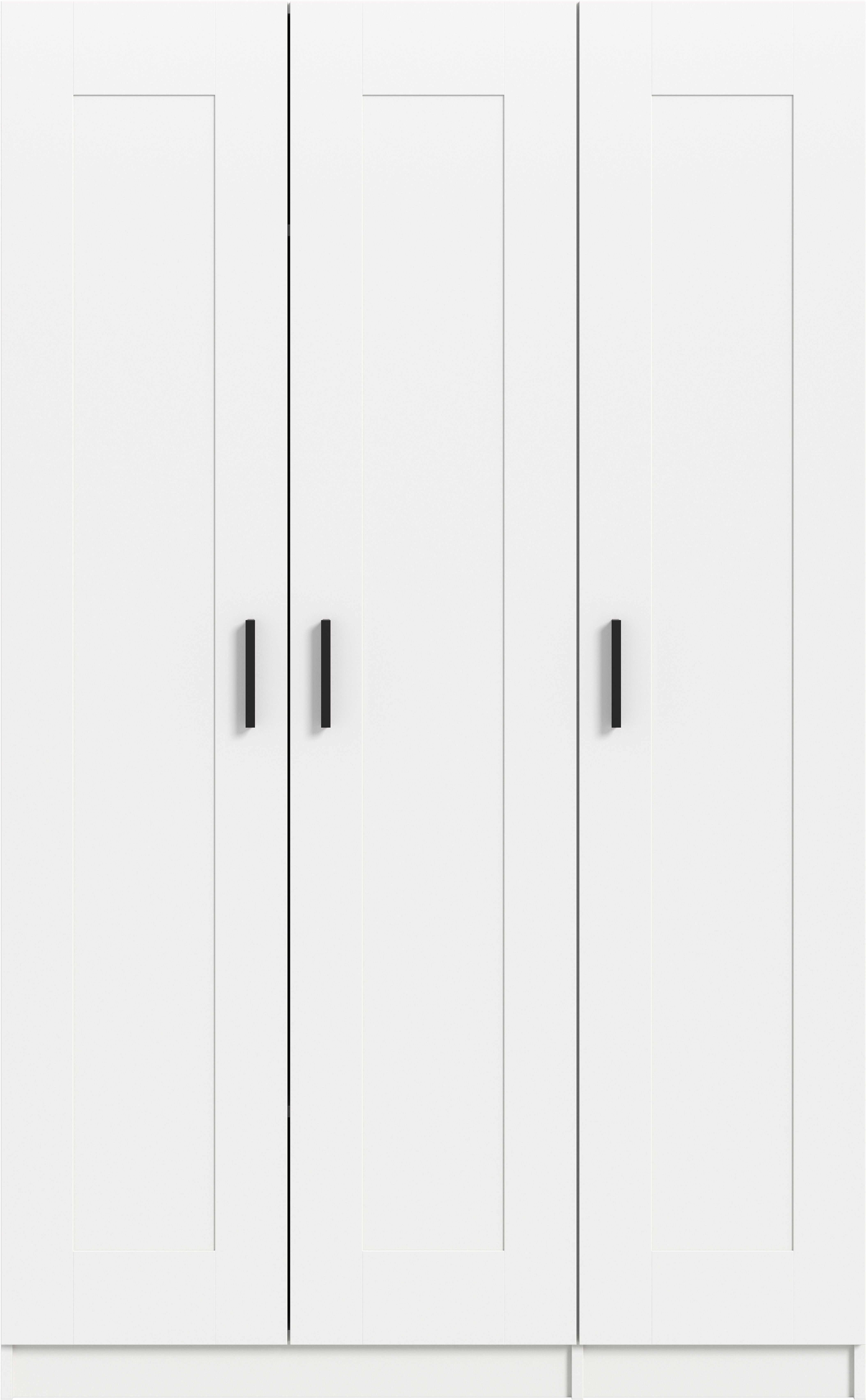 Kleiderschrank HOME AFFAIRE "Farmsen, Schlafzimmerschrank, Garderobe, Schrank", weiß, B:120cm H:195cm T:56cm, FSC-zertifizierter Holzwerkstoff, Schränke, Kleiderschrank, Kleiderschrank, Schlafzimmer, Garderobenschrank, Flur