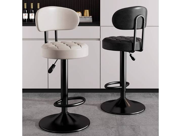 Chaise de comptoir réglable, chaises de bar multicolores, tabouret de bar pour la maison, tabouret haut, chaise pivotante, tabouret rond, tabouret de comptoir