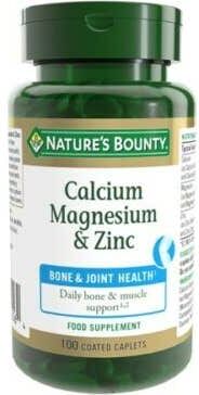 Nature's Bounty Calcio, Magnesio y Zinc 100 comp