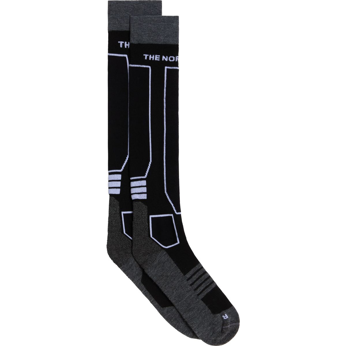 The North Face Resort Ski Sock monument grey/tnf black (K1C) L NF0A882NK1C-L