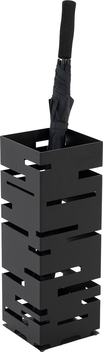 Spinder Design moderne parapluhouder in zwart staal