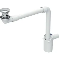 Geberit Waschbeckenablauf/ Raumsparsiphon für eine oder zwei Standarmaturen, 152.073.21.1