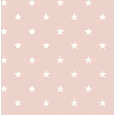 Advantage Starry Motif Pink Geometric Wallpaper