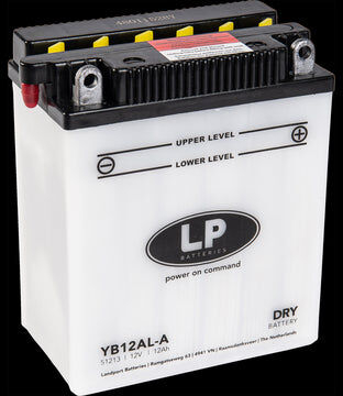 Landport Batteria Per Moto Modello YB12AL-A Con Tecnologia Robusta al Piombo Acido