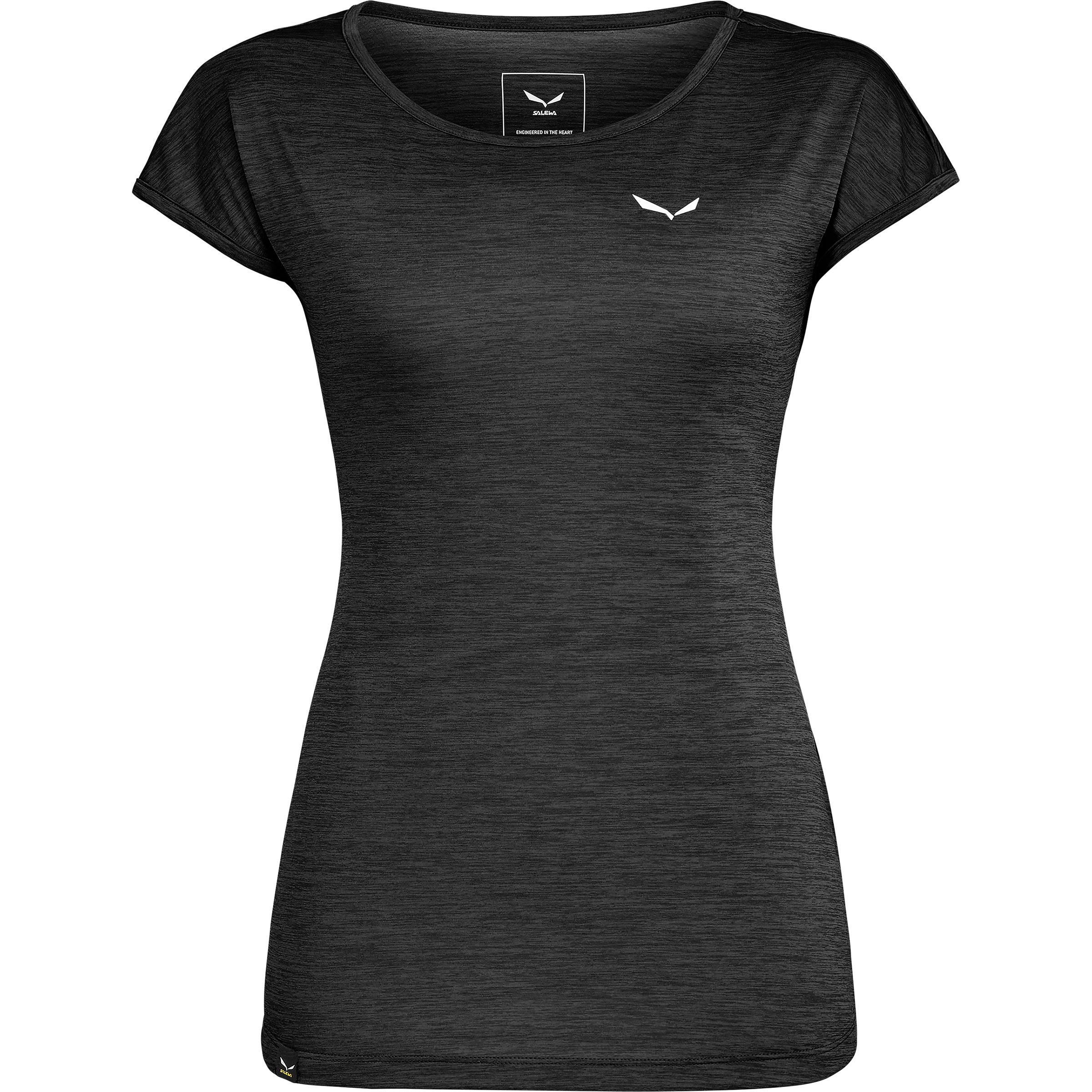 Salewa Puez Melange Dry Damen T-Shirts schwarz Größe XL Trekking Widerstandsfähig