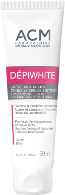 ACM Laboratoires Dépiwhite Creme Antimanchas Zonas Sensíveis e Íntimas 50ml