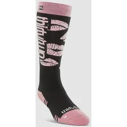 thirtytwo Merino Funktionssocken black / pink Gr. LXL