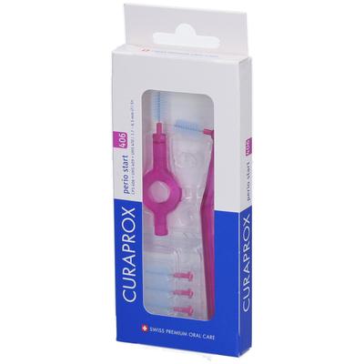 Curaprox Interdental Set CPS 406 pink 5+2 St 1 Zahnbürste