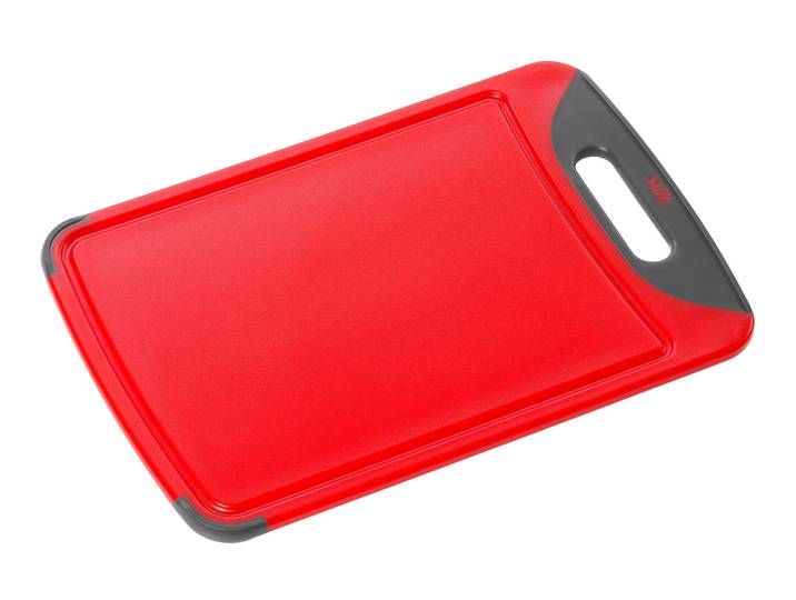 Schneidebrett SILIT 25 cm x 38 cm , rot, B:25cm L:38cm, Kunststoff, Schneidebretter, Schneidebrett