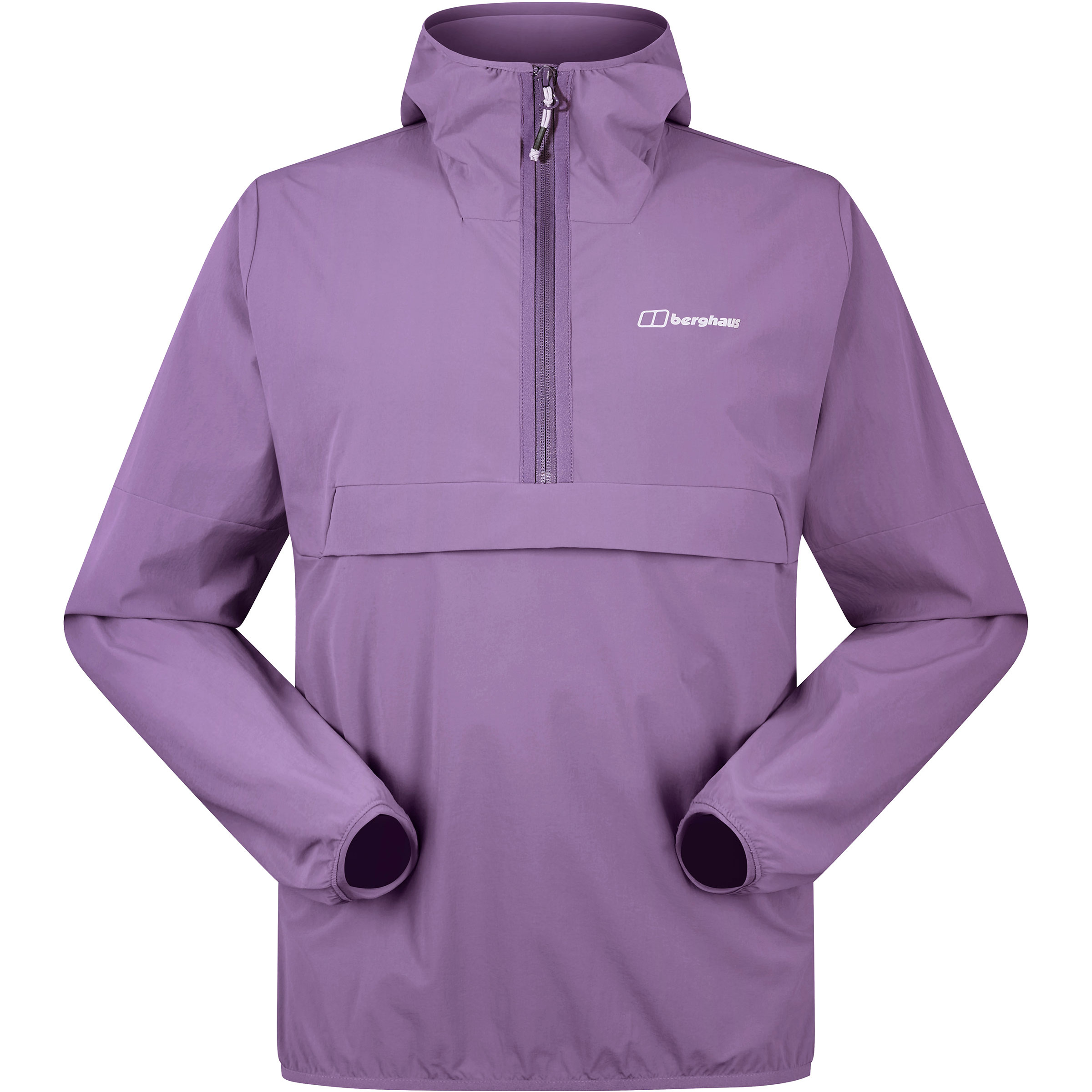 Berghaus Wandermoor Wind Anorak Damen Freizeitjacke, Parkas lila Größe M Trekking Windabweisend