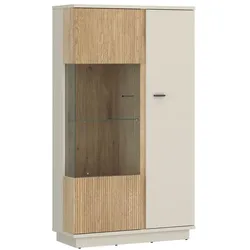 Wójcik Vitrine Mosano Holzoptik Braun Eiche