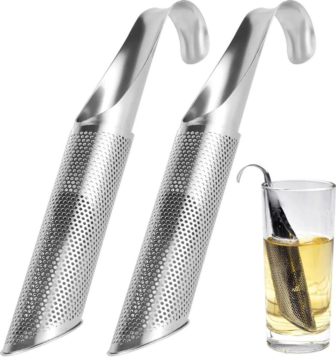 INF Long Pipe Tea Infuser Teesieb 2er-Pack