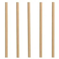 Papstar 4000 Cocktail Trinkhalme, Papier Ø 7 mm · 15 cm braun
