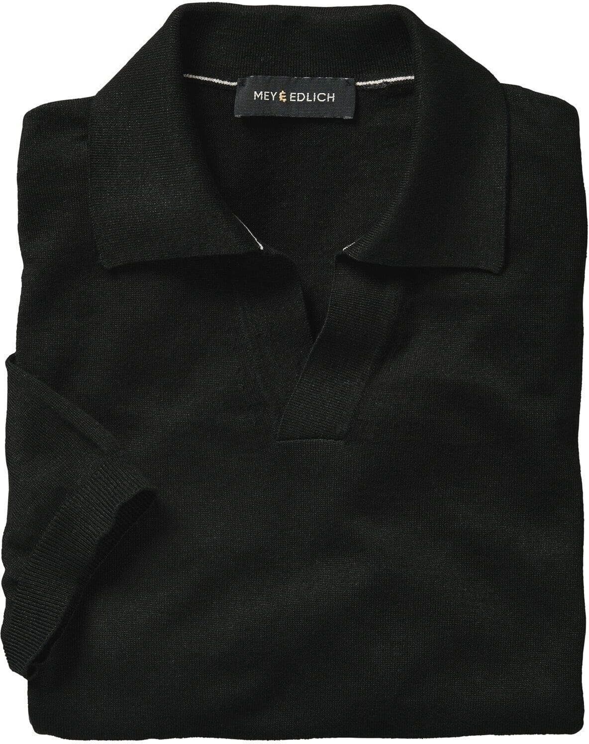 Mey & Edlich Evolutionäres Poloshirt Schwarz 46