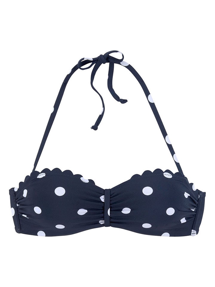 LASCANA Bikini-Oberteil in Dunkelblau - 40C-Cup