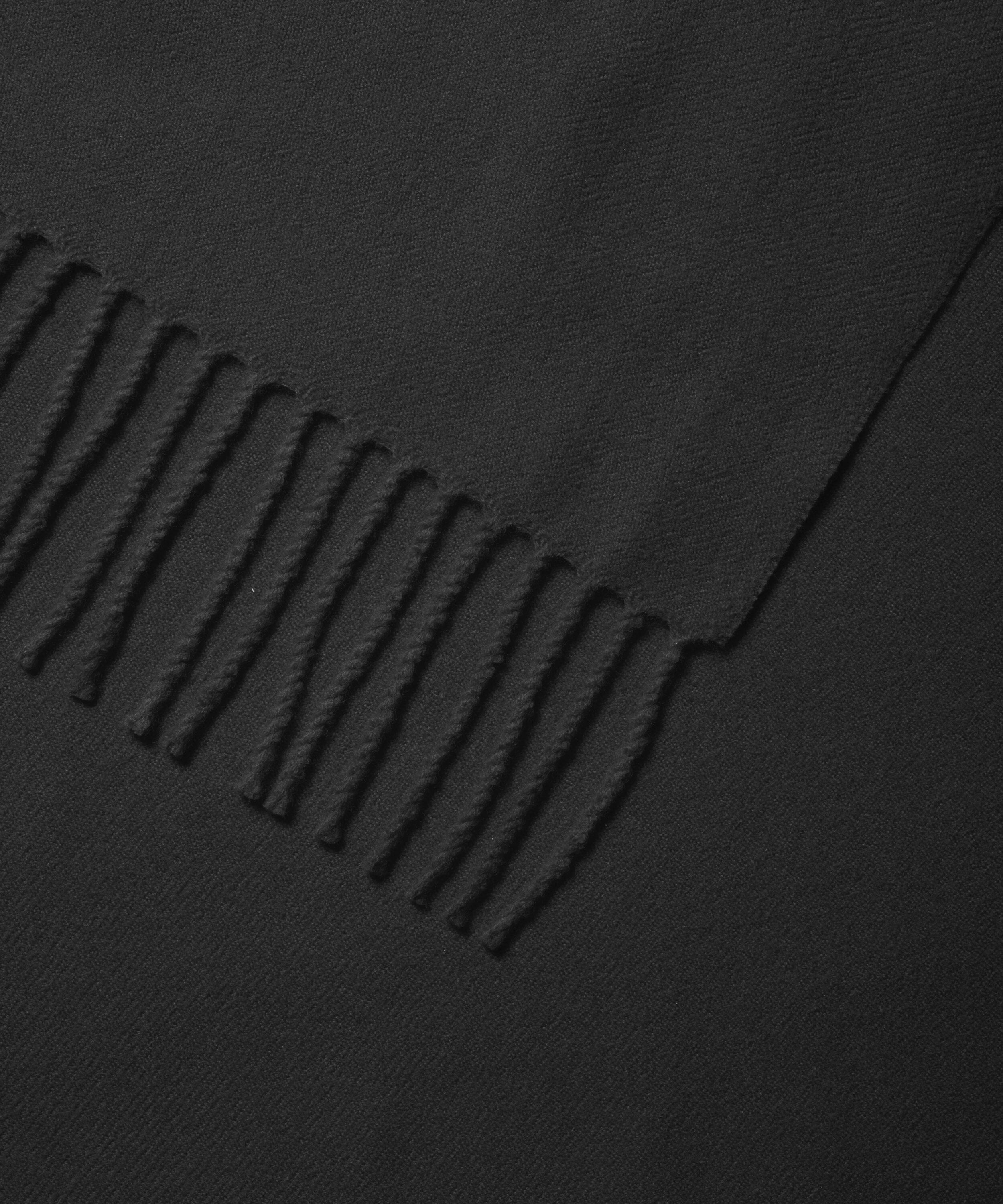 Schal FALKE "FALKE Schal", Kinder, Gr. onesize, schwarz (schwarz (3000)), Modetücher Schal