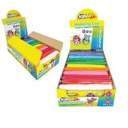 Kinderkunst: Bunter Plastilin, 1 Stk - verschiedene