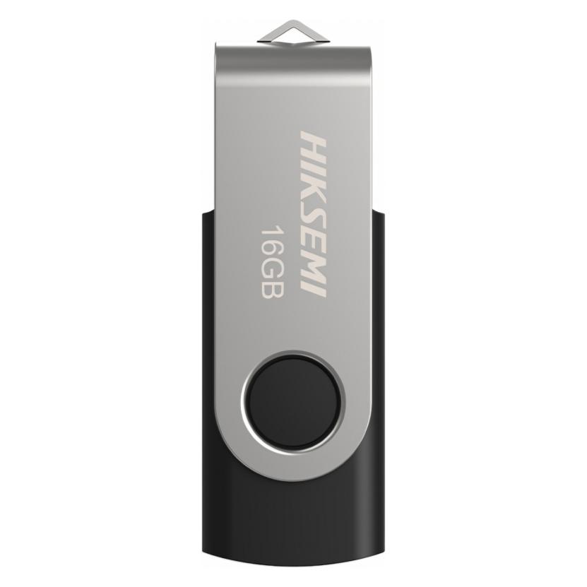 Hiksemi Hikvision Pendrive - 16GB USB3.0, ROTARY M200S, Ezüst-Fekete (16 GB, USB-A) (PENHIKHSUSBM200S16GU3)