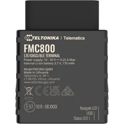 Teltonika Telematics FMC800, Router, Schwarz