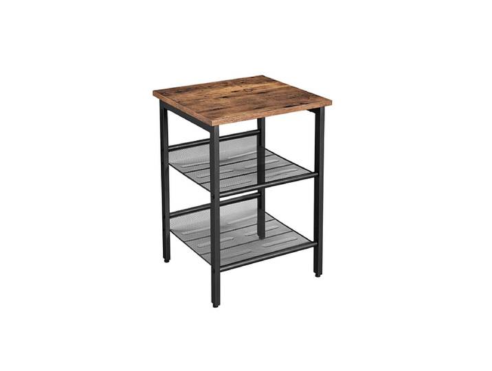Nachttisch SONGMICS RUSTIK 40x40x55cm vintage braun melamin