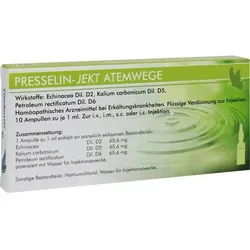 Presselin-Jekt Atemwege 10 ML