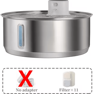 Inspire Curations HydraFlow 8L Smart Stainless Steel Pet Water Fountain fountain 11filter