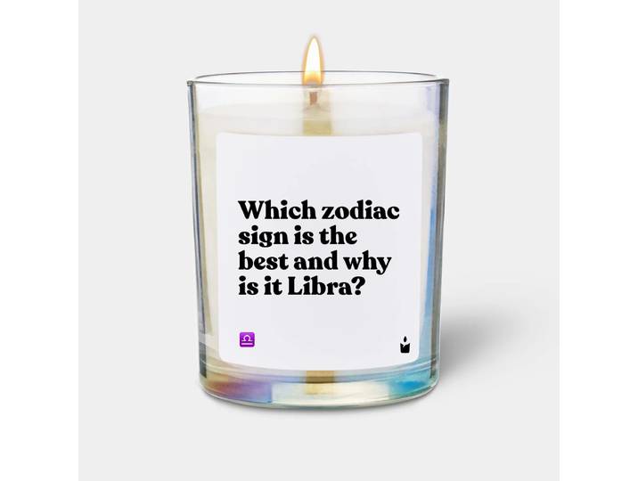 Duftkerze Rainbow Flowery Which zodiac sign is the best and why is it Libra?