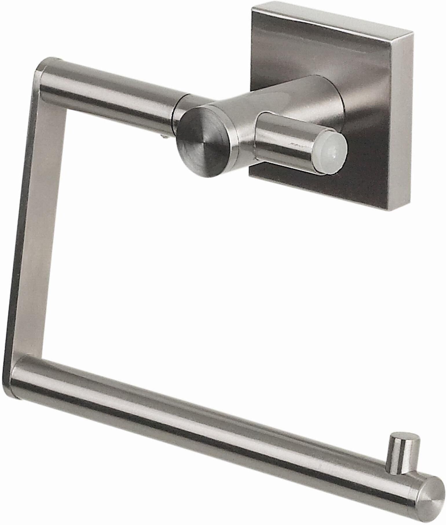 Toilettenpapierhalter SPIRELLA "ohne Deckel NYO-STEEL", silber (silberfarben), B:14cm, Edelstahl, Toilettenpapierhalter, Toilettenpapierhalter silberfarben Einheitsgröße