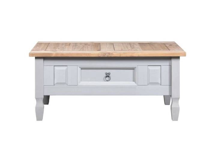 Table basse Pin mexicain Gamme Corona Gris 100x55x45 cm-AKO7299214629470