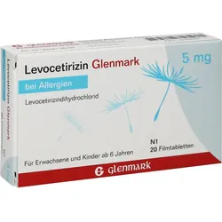 Levocetirizin Glenmark 5mg Filmtabletten 20 ST