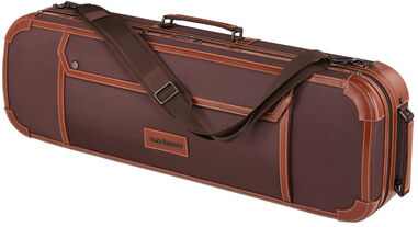 Roth & Junius Leather & Nylon Violin Case CO Kaffee