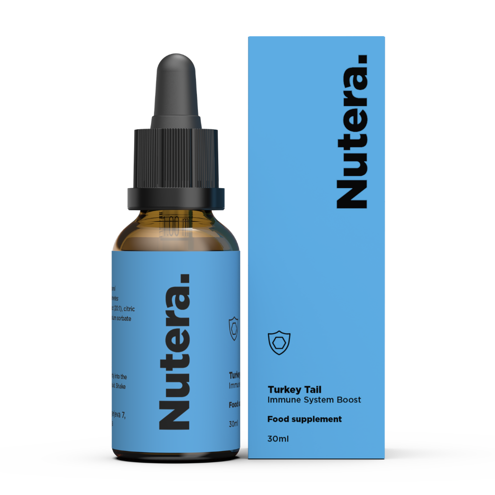 Nutera Turkey Tail Extract Immune System Boost Food Supplement 30mL